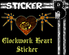 Clockwork Heart Sticker