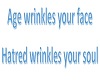 Sun Age & Hate Wrinkles