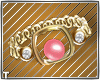Pink Gold Pearl Bracelet