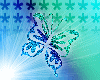 Ocean Glitter Butterfly