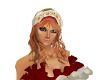 White_Gold Christmas Hat