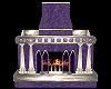 Purple Marble Fireplace