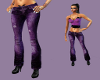 sexy purple jeans