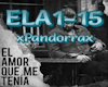 El Amor Que Me Tenía
