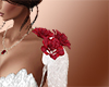 Bridal shoulder roses