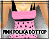 OMG! Pink Polka Dot Top!