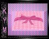 (K) Pink Poseles Pillow