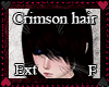 Crimson hair ext
