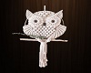 Boho Rustic Macrame Owl