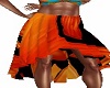 hula style orange skirt