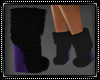 Winter Fur Boots Purple