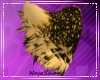 black/gold deer tail m/f