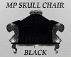 MP Skull Chair Black