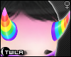 ☾ Rainbow Horns