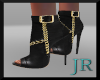 [JR] Black/Gold Boots