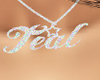 Teal Diamond Necklace~x