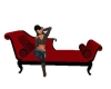 red design chaise