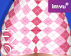 Pink Plaid Skirt