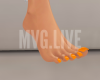 Juicy Orange Toes