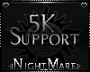 5k Support Sticker