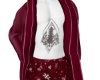 Red Christmas Robe M