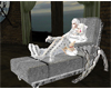 Silver Chaise Lounge