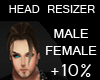[PC]Head Scaler +10% M/F