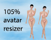 Avatar scaler 105%