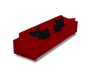 Red Suave Love Couch