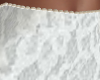Long White Lace Skirt