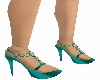 Greenish  Blue Heels