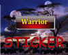  sticker warrior