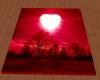 sunset heart