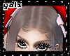 Dark Blonde + Pink Bows