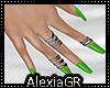 [A] Caged Green Nails