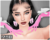 B | Pink Gloves Ribbon