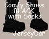 Comfy Black W/Socks