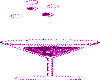 purple cocktail glass