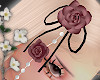 ! rose ribbon clip