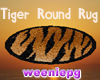 Tiger Round Rug