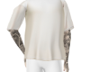plain tee + tattoos