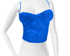 D&B royal blue lace top