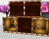 brown and gold dance box