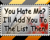 .:IIV:. Hate List