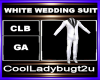 WHITE WEDDING SUIT