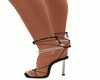 black heeled sandal