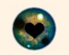 Eye Orange - Black Pupil