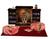 Fireplace/Relax/Read/Red
