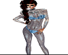 Ice princess bodysuit