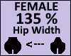 Hip Scaler 135% Female